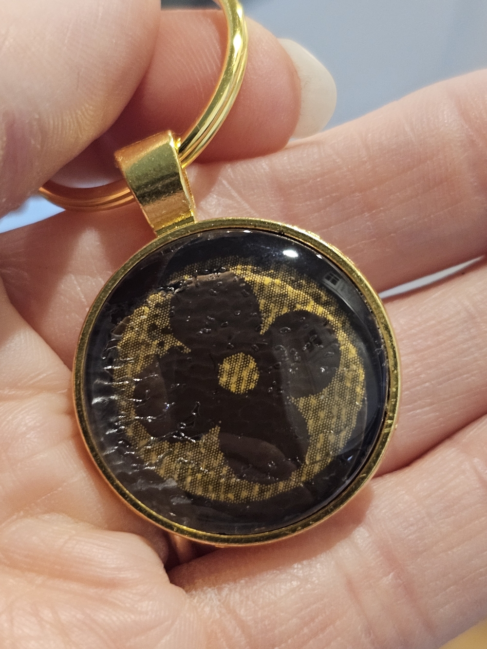Louis Vuitton Piece In Pendant On Keychain/Bag Charm
